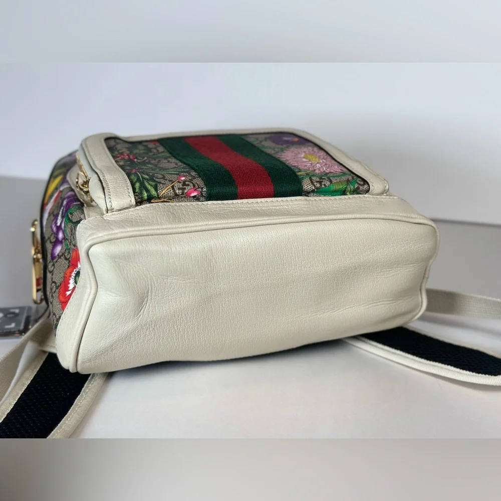 Authentic Gucci Ophidia Blooms GG Backpack